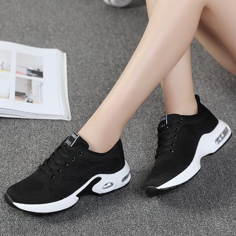 Women’s Air Cushion Mesh Sneakers – Comfortable Running Trainers