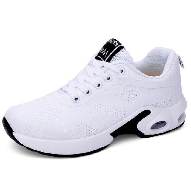 Women’s Air Cushion Mesh Sneakers – Comfortable Running Trainers