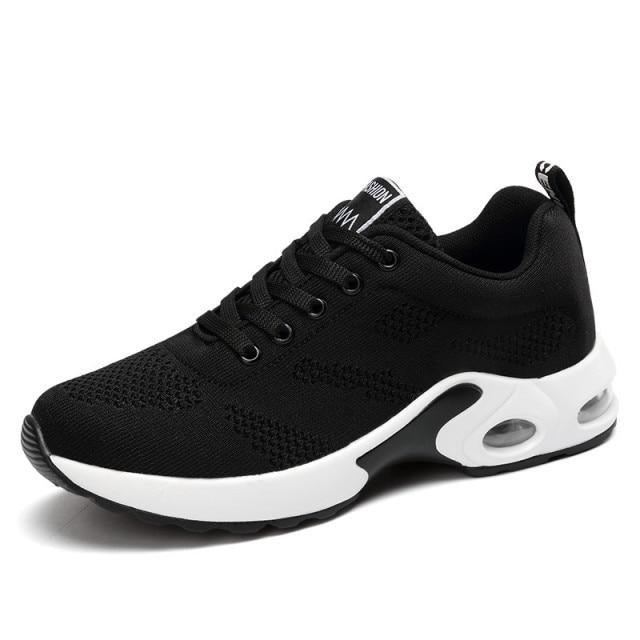 Women’s Air Cushion Mesh Sneakers – Comfortable Running Trainers