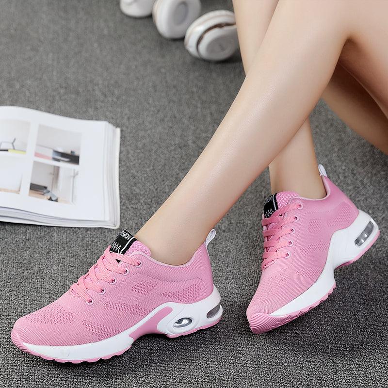 Women’s Air Cushion Mesh Sneakers – Comfortable Running Trainers