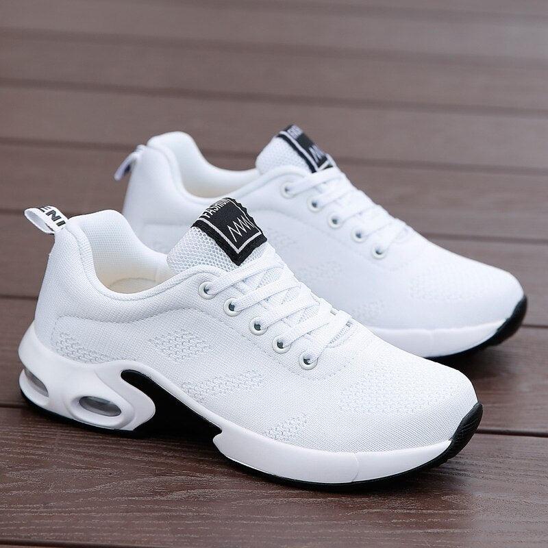 Women’s Air Cushion Mesh Sneakers – Comfortable Running Trainers