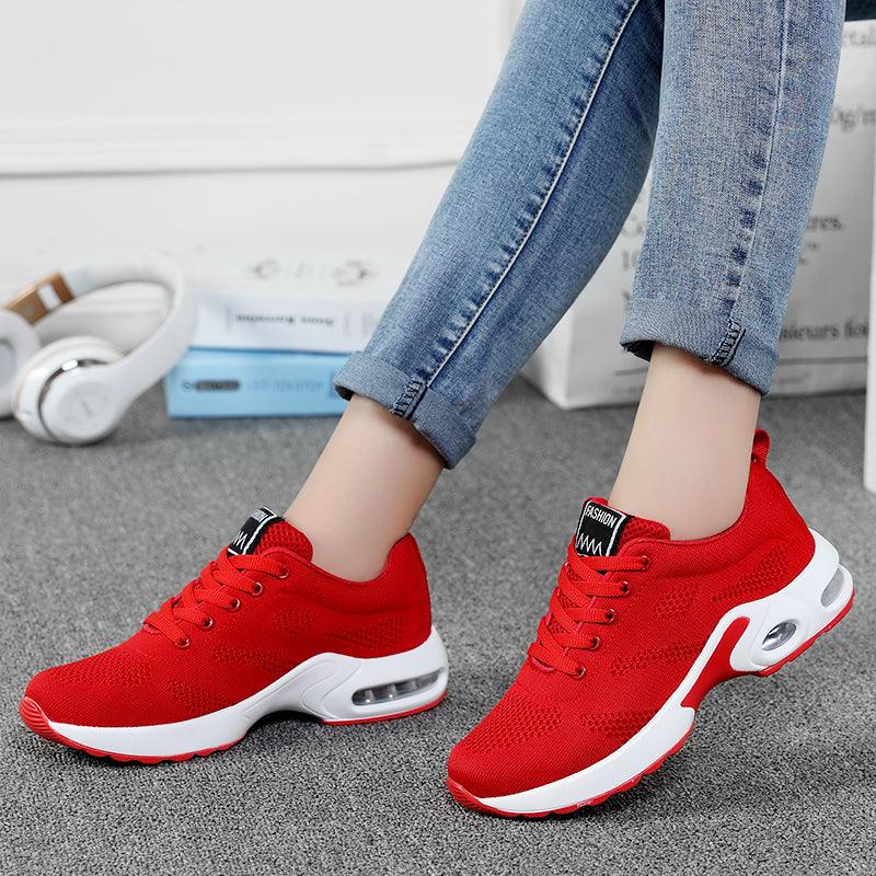 Women’s Air Cushion Mesh Sneakers – Comfortable Running Trainers