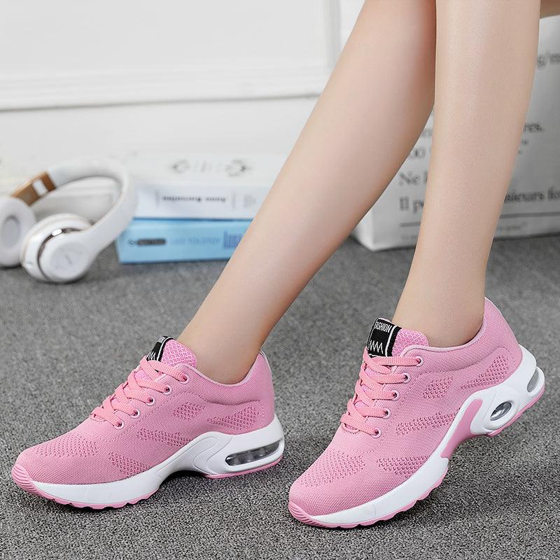 Women’s Air Cushion Mesh Sneakers – Comfortable Running Trainers