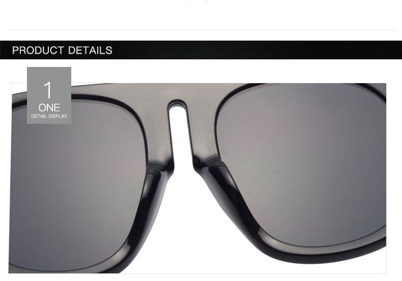 Luxury Oversized Round Sunglasses Designer Retro Style Frames