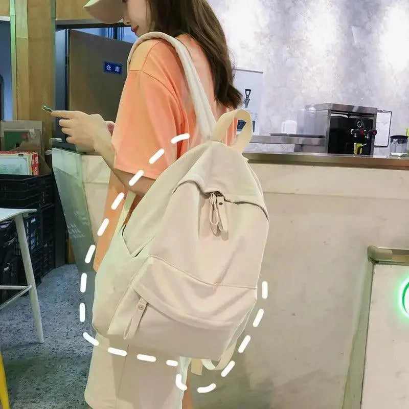 Anti-Theft Laptop Backpack for Teen Girls - Waterproof Travel Bag