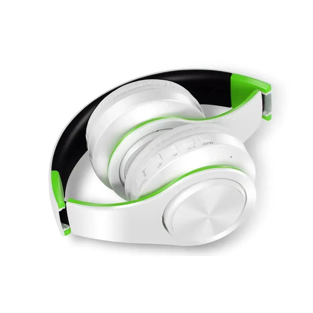 Fashionable Bluetooth Stereo Headphones – Lightweight Foldable Design