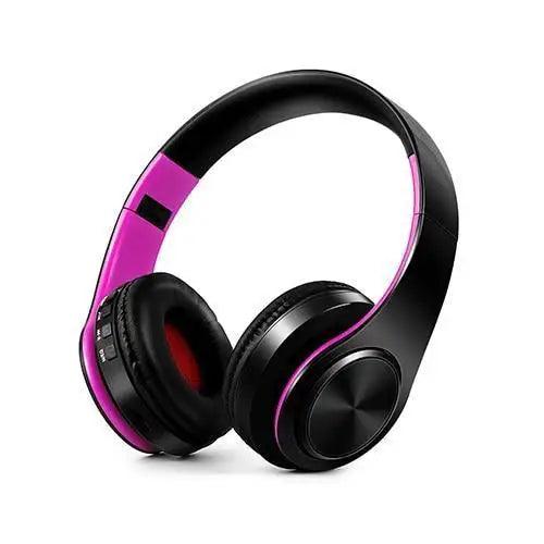 Fashionable Bluetooth Stereo Headphones – Lightweight Foldable Design