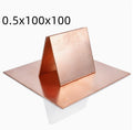 Copper Sheet Pure Copper Conductor T2 Red Copper Plate Copper Foil DIY Material