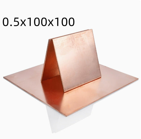 Copper Sheet Pure Copper Conductor T2 Red Copper Plate Copper Foil DIY Material