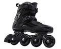 LIKU Fitness Professional Inline Skates Women Men Adult Youth Black (Men 9.5Women 10.5)