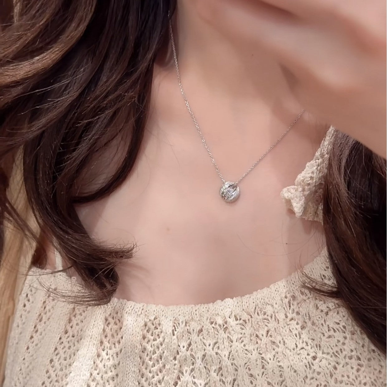 Floating Planet Minimalist Versatile Necklace And Bracelet Set