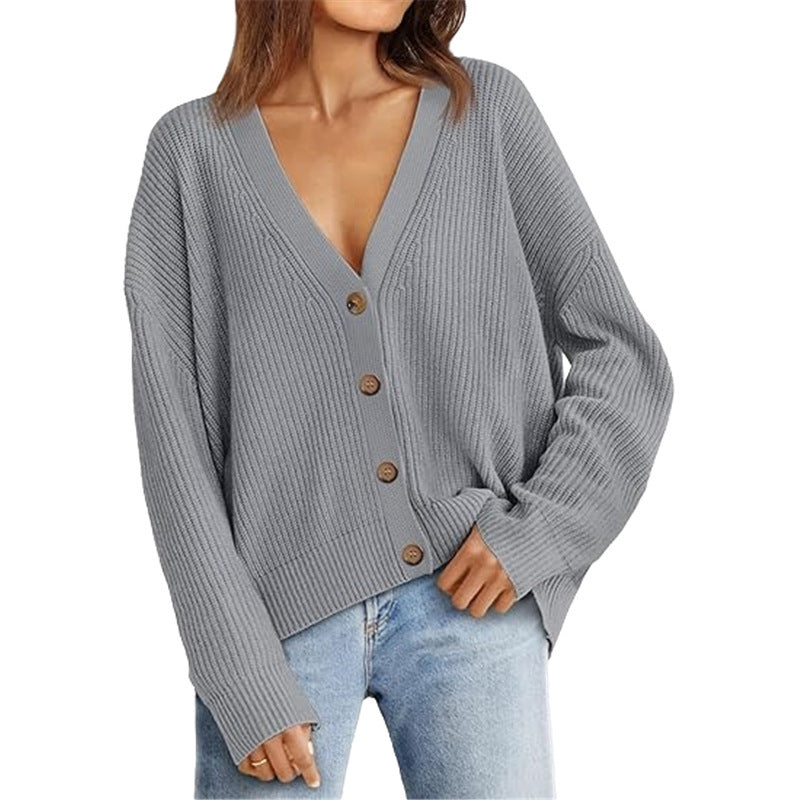 Women's Lightweight Button-Front Cardigan Sweater
