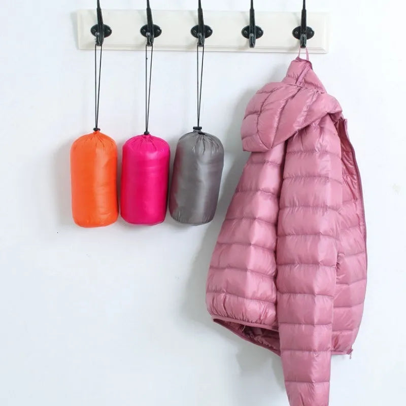 Lightweight Down Packable Puffer Jacket with Hood
