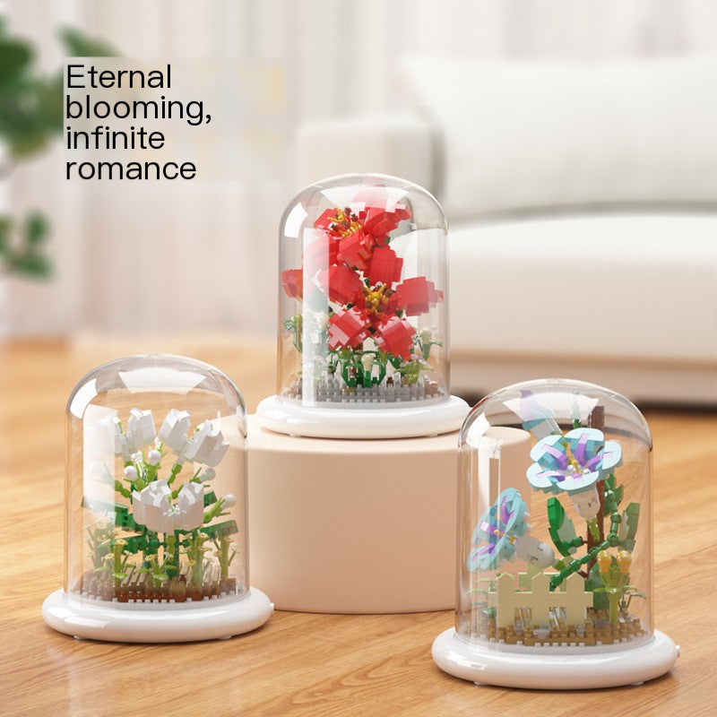 Eternal Flower Bouquet Sunflower Building Block Set