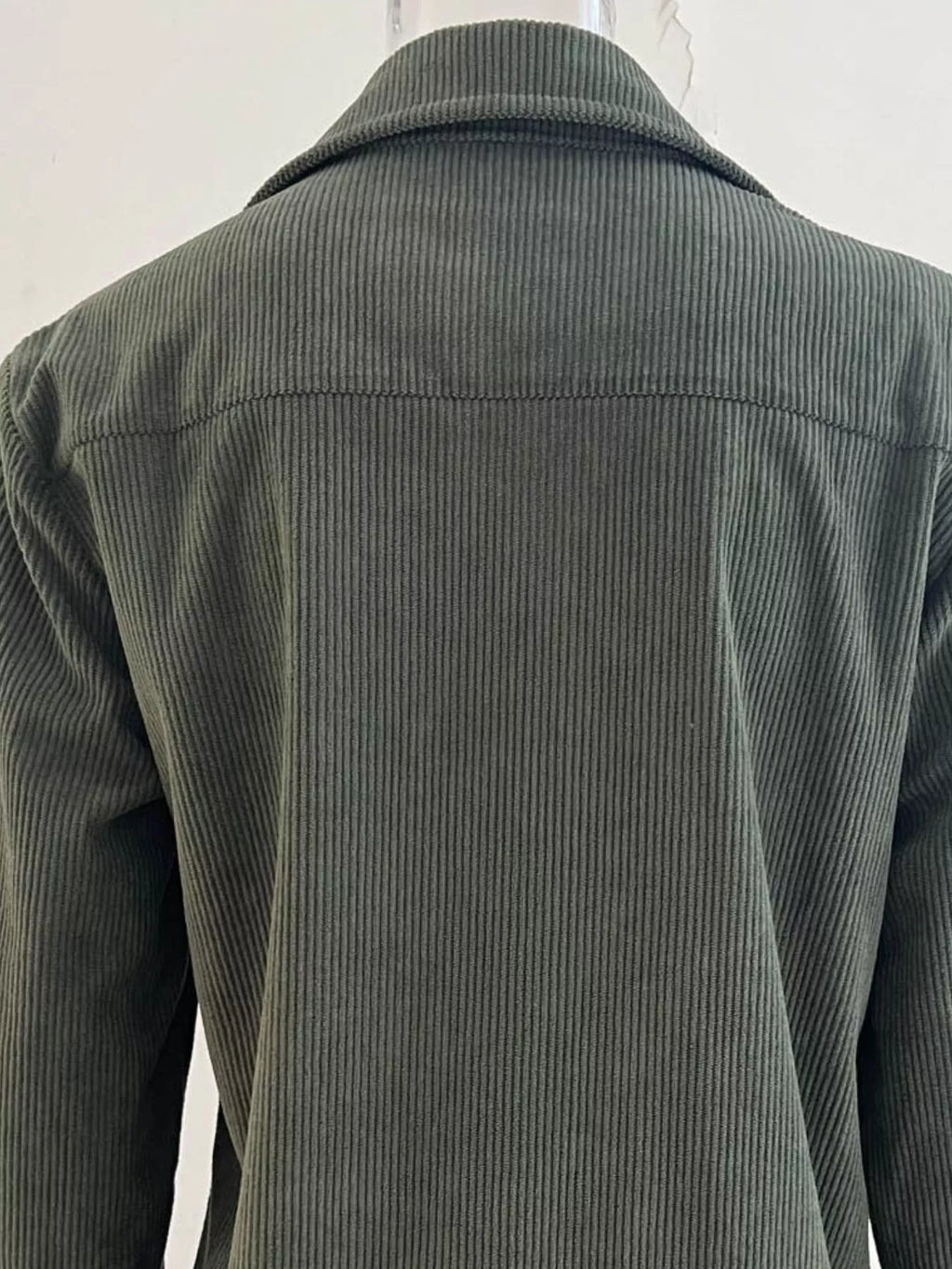 Corduroy Button-Down Jacket | Casual Buttoned Overshirt