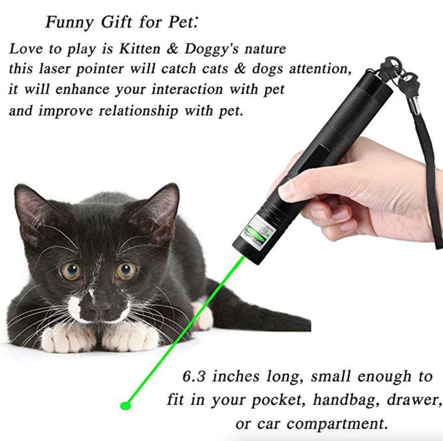 High-Visibility Green Laser Pointer Pen for Educational Astronomy