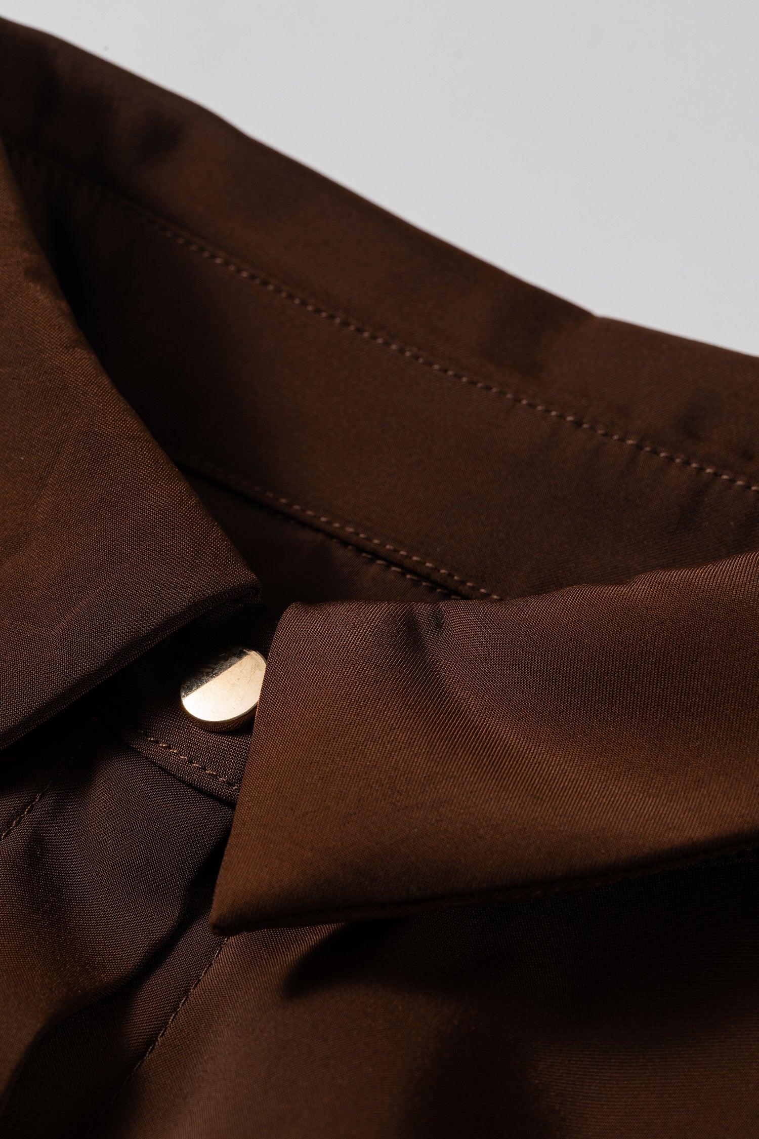 Solid Decorative Button Up Long Sleeve Shirt