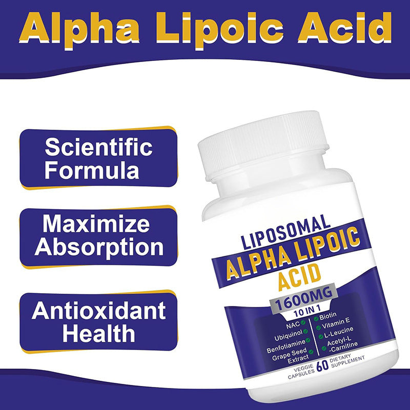 Liposomal Alpha-Lipoic Acid Health Supplement