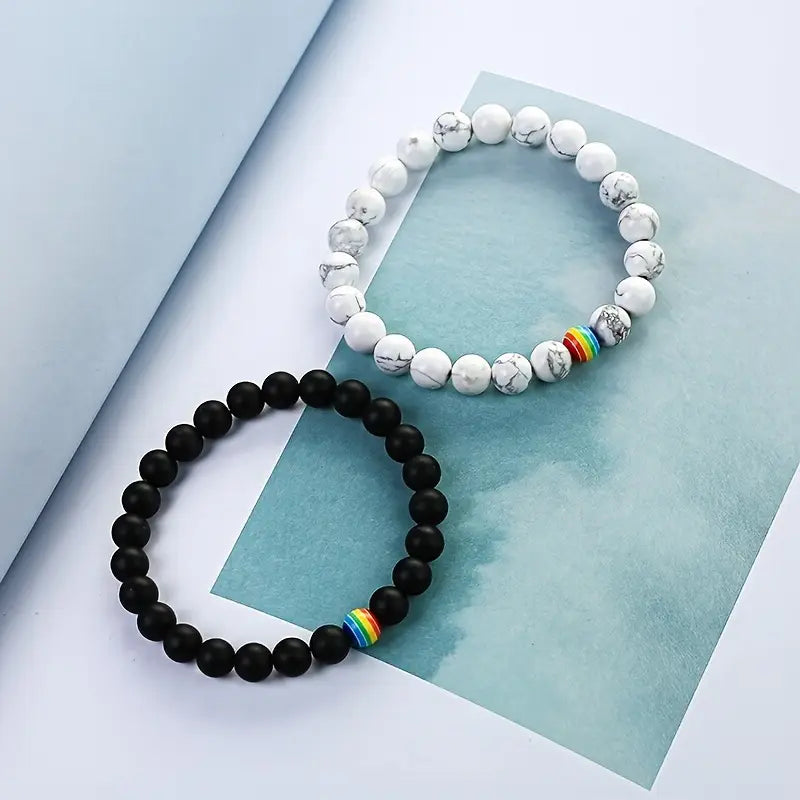 LGBTQ Pride Beaded Bracelet