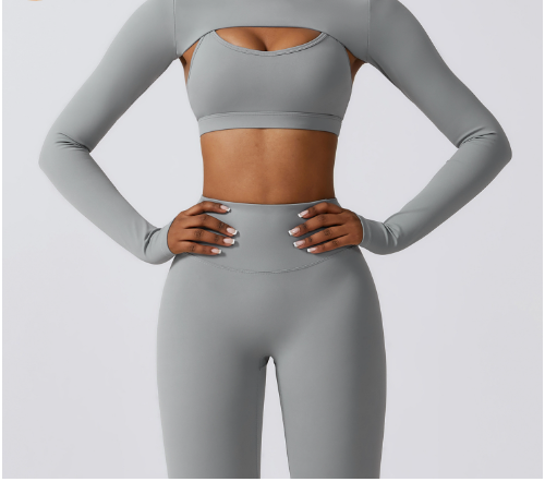 Color Block Cutout Yoga Set