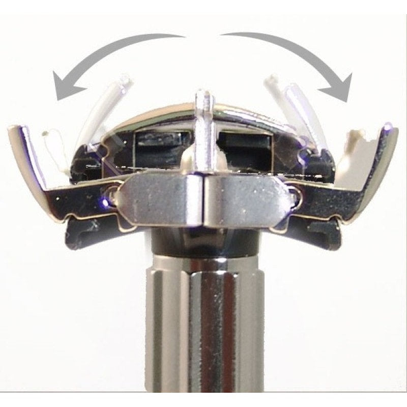Feather Popular Double Edge Razor Handle with 2 Hi-Stainless Blades