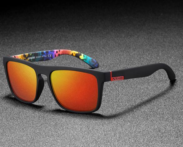 Square Mirror Polarized Sport Sunglasses UV400 Ultralight