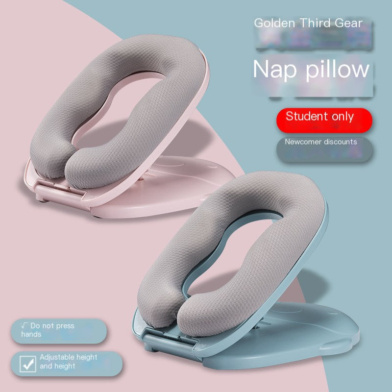 Golden Three-Stage Portable Napping Pillow for Kids