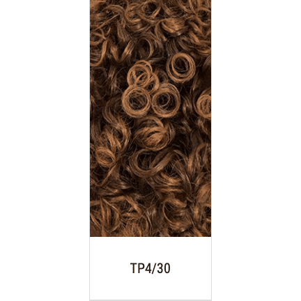 Femi Collection Afro Wig, Medium-Brown Natural Human Hair Wig
