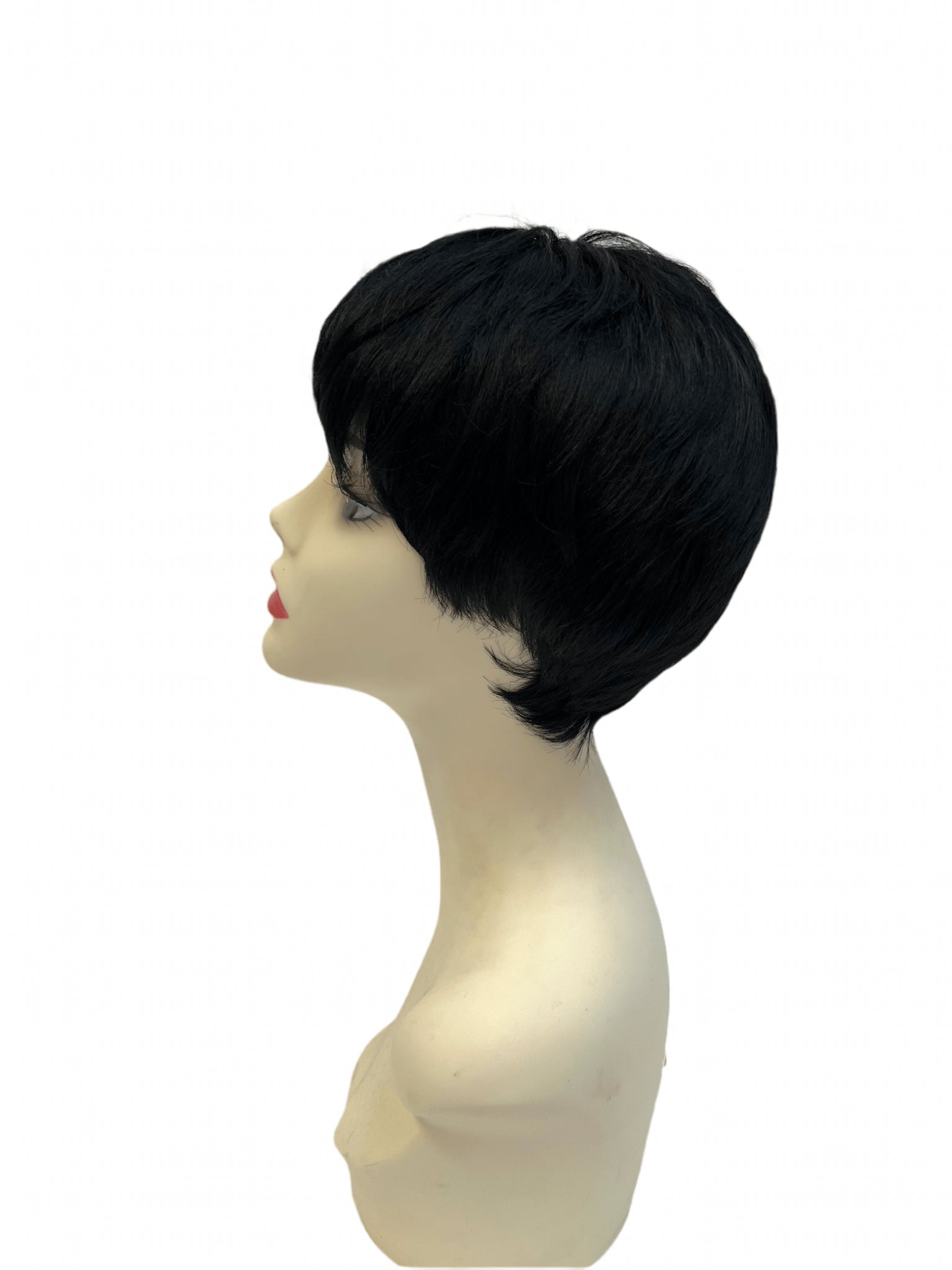 Alana Sepia Synthetic Short Wig with Side Bangs and Vibrant Color