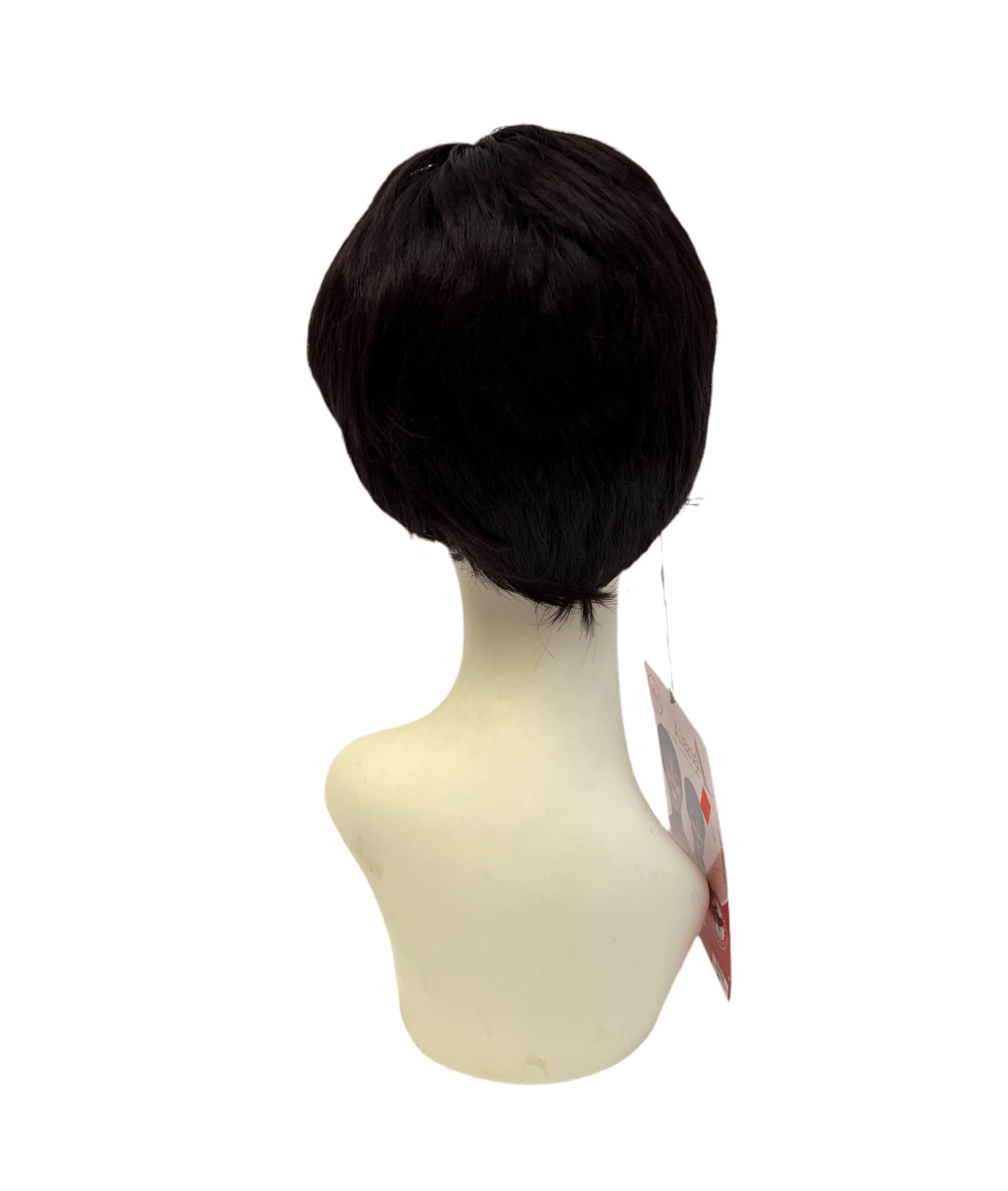 Alana Sepia Synthetic Short Wig with Side Bangs and Vibrant Color