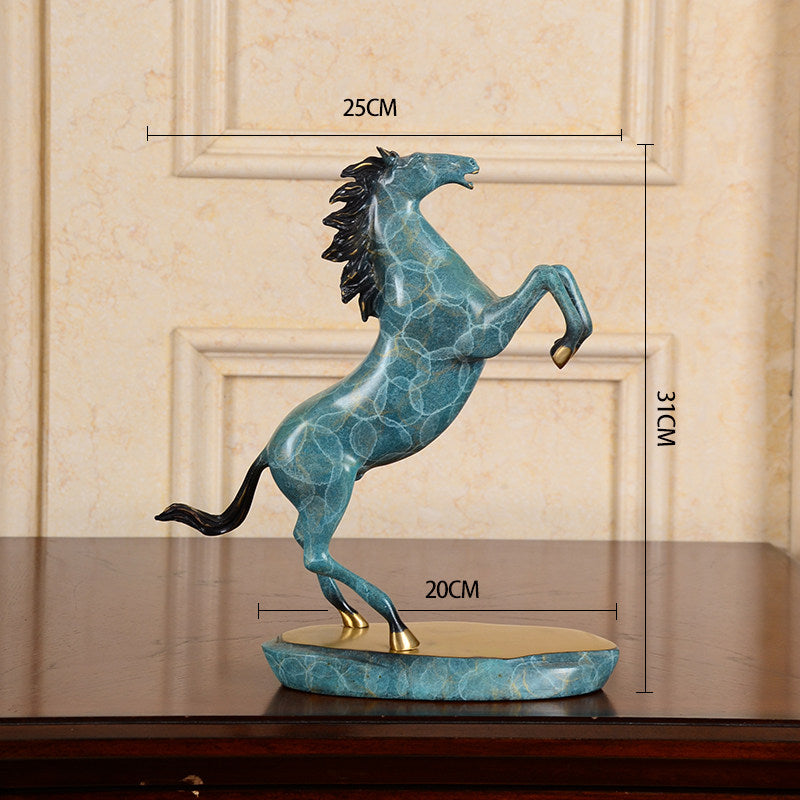 New Chinese-style Copper Horse Ornament, Copper Craftwork