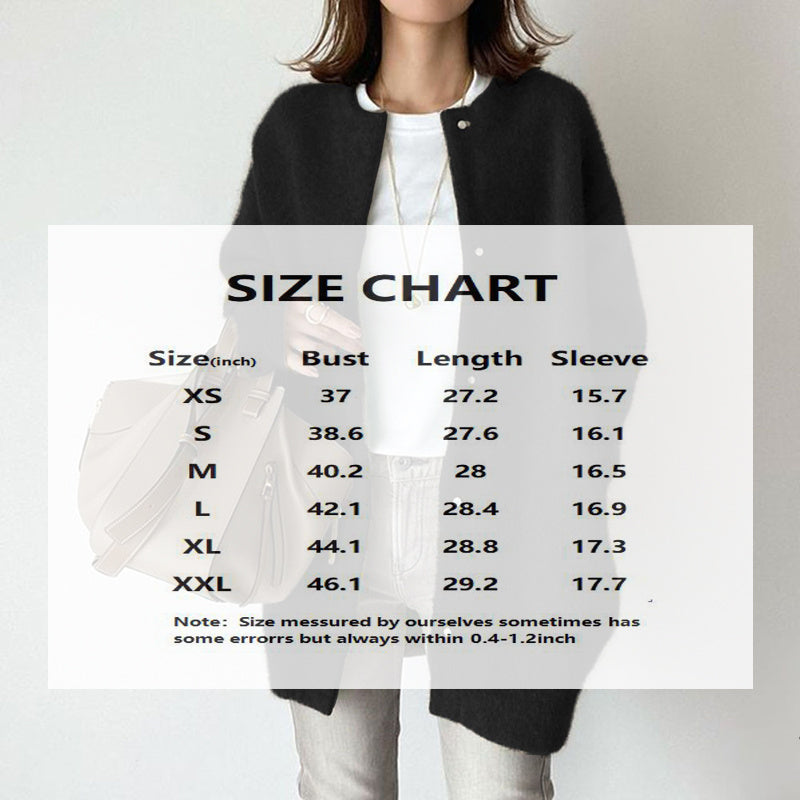 Women's Wool-Like Oversized Coat Solid Green Button-Up Jacket