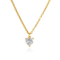 18K Gold-Plated Diamond-Inlaid Stainless Steel Zircon Necklace With A Luxurious Finish