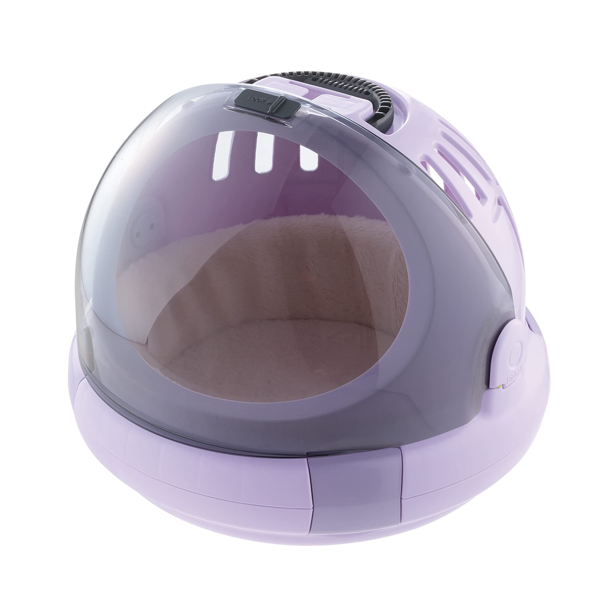 Richell Space Capsule Pet Carrier & Bed Travel Carrier for Small Dog and cat