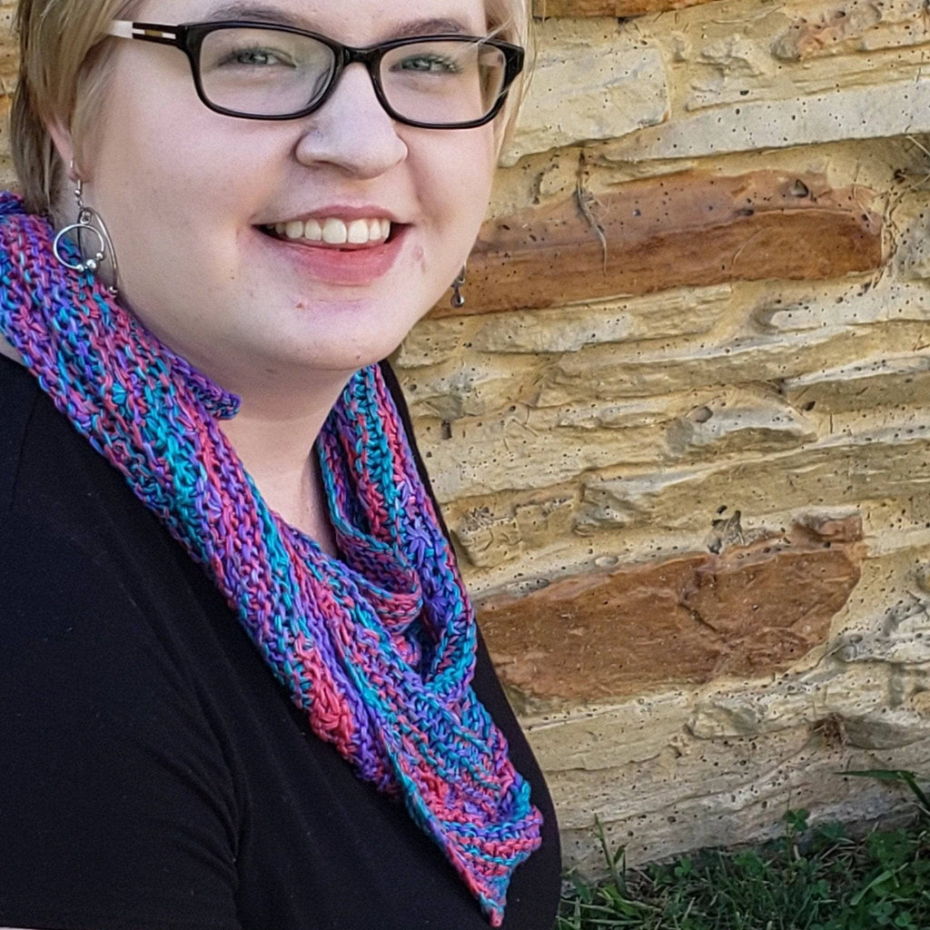 Field of Dreams Shawl Knitting Pattern - Beginner DIY Project