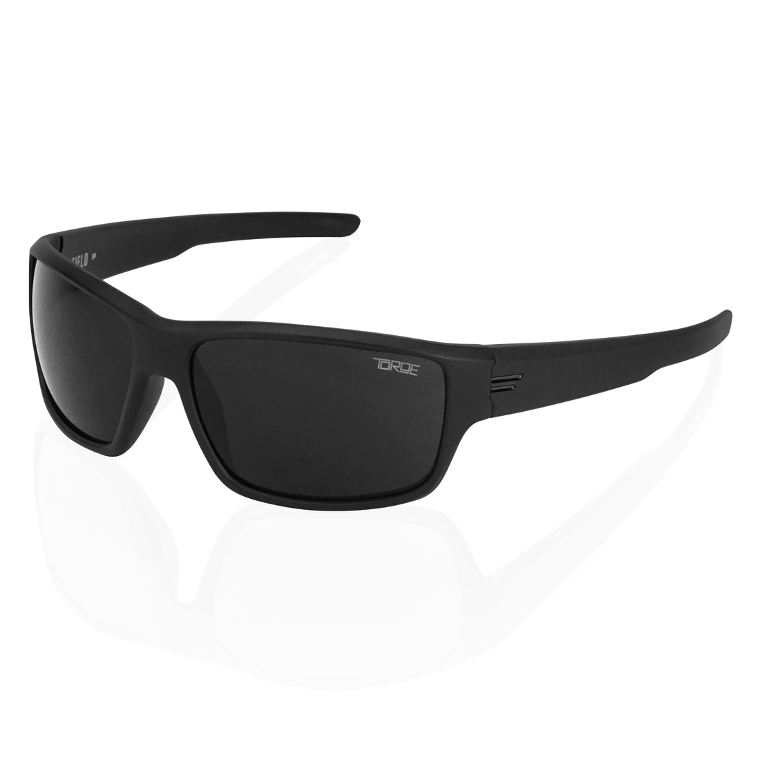 Field polarized performance sunglasses with hydrophobic and anti-reflective coating