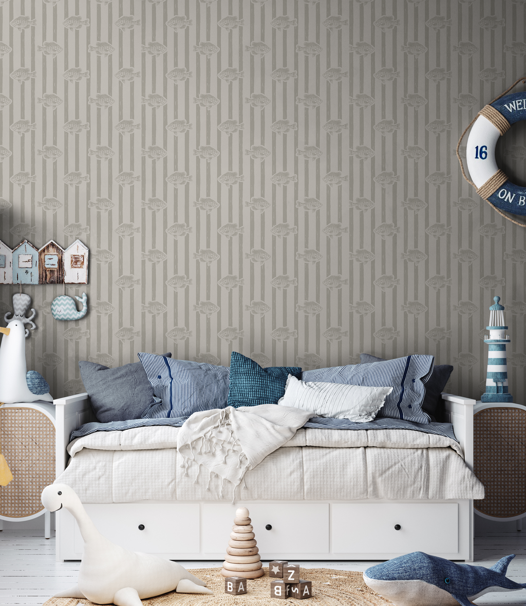Finn Removable Peel and Stick Wallpaper by Kim Hallquist Designs