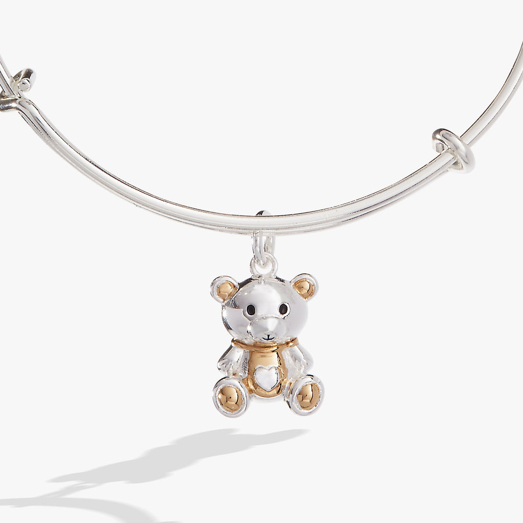 Baby's First Christmas Keepsake Teddy Bear Expandable Bracelet