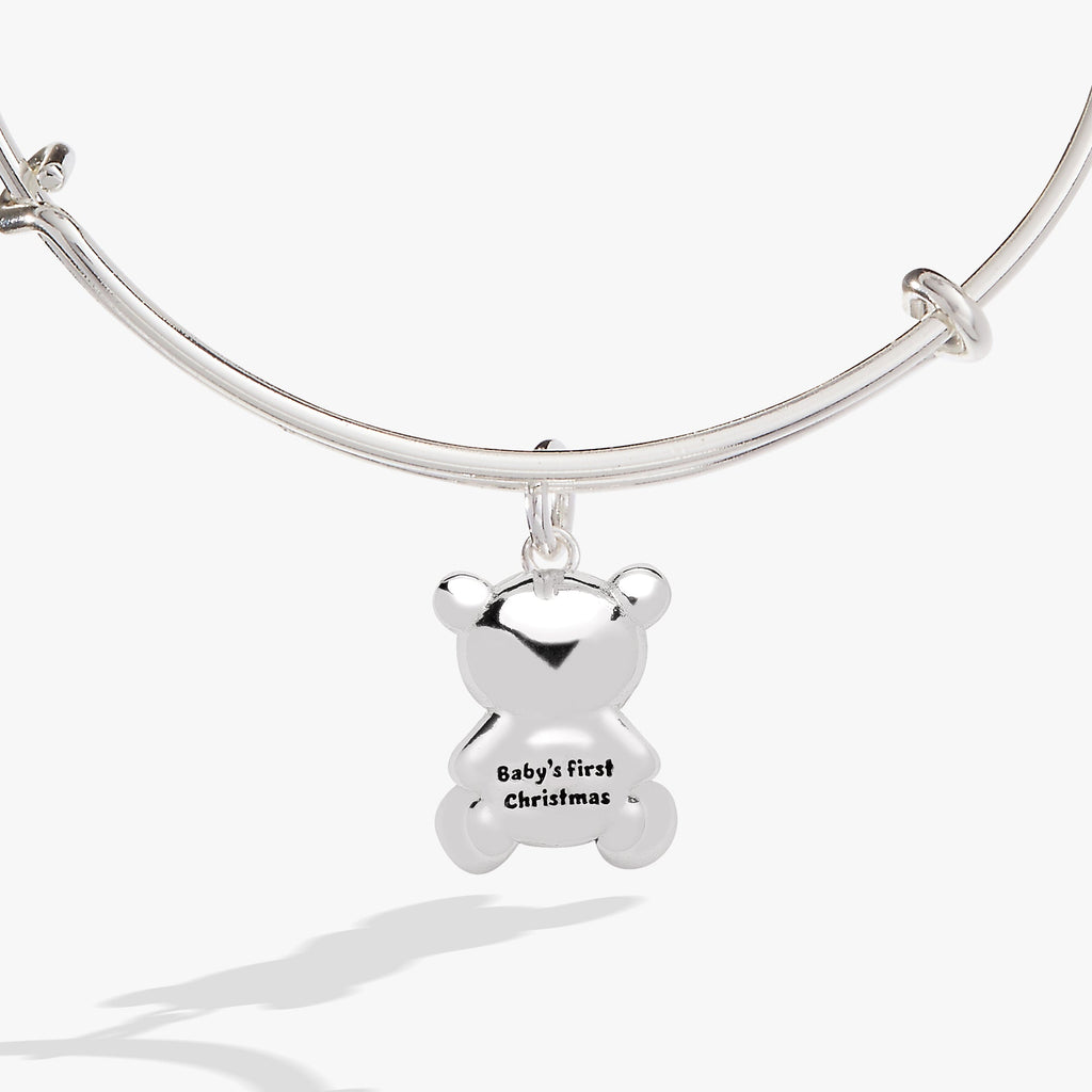 Baby's First Christmas Keepsake Teddy Bear Expandable Bracelet