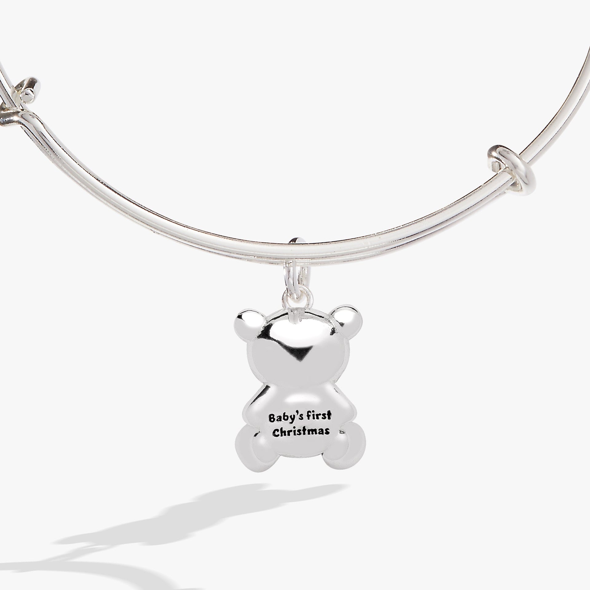 Baby's First Christmas Keepsake Teddy Bear Expandable Bracelet