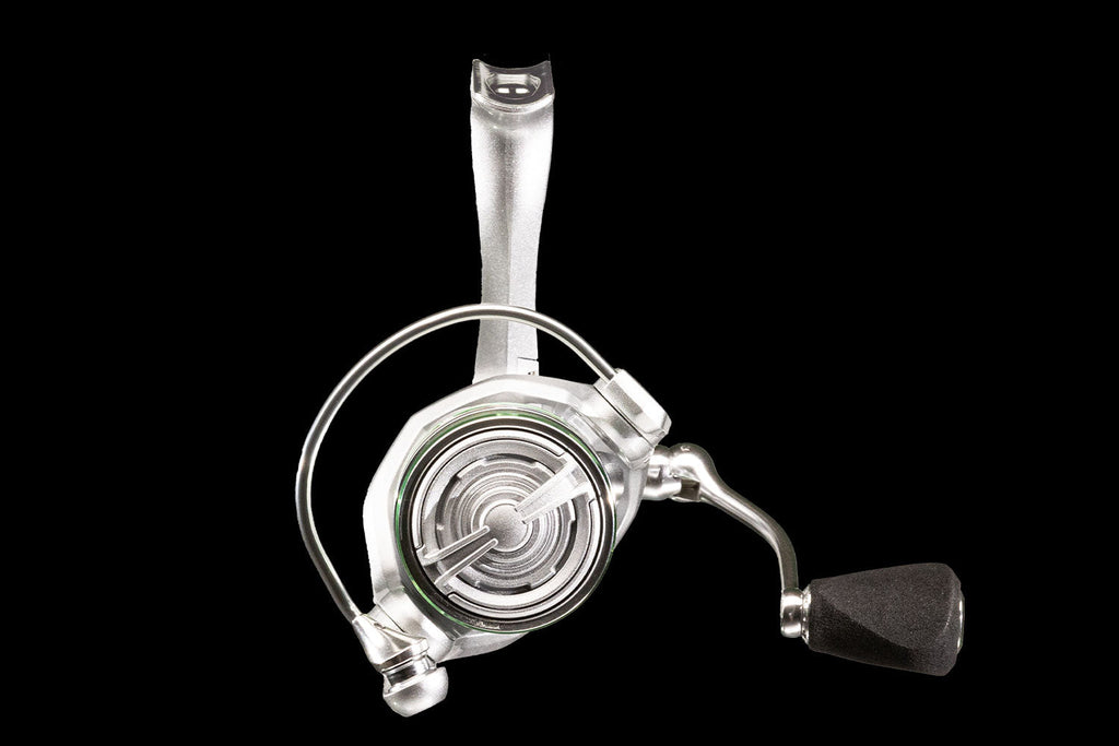 Fission GEN-2 Spinning Reel Silver and Green Fishing Gear - Image 2
