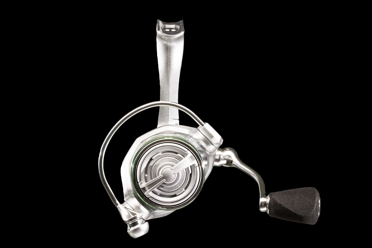 Fission GEN-2 Spinning Reel Silver and Green Fishing Gear - Image 2