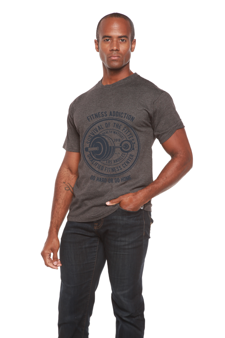 Men's Bamboo Viscose Organic Cotton Graphic T-Shirt