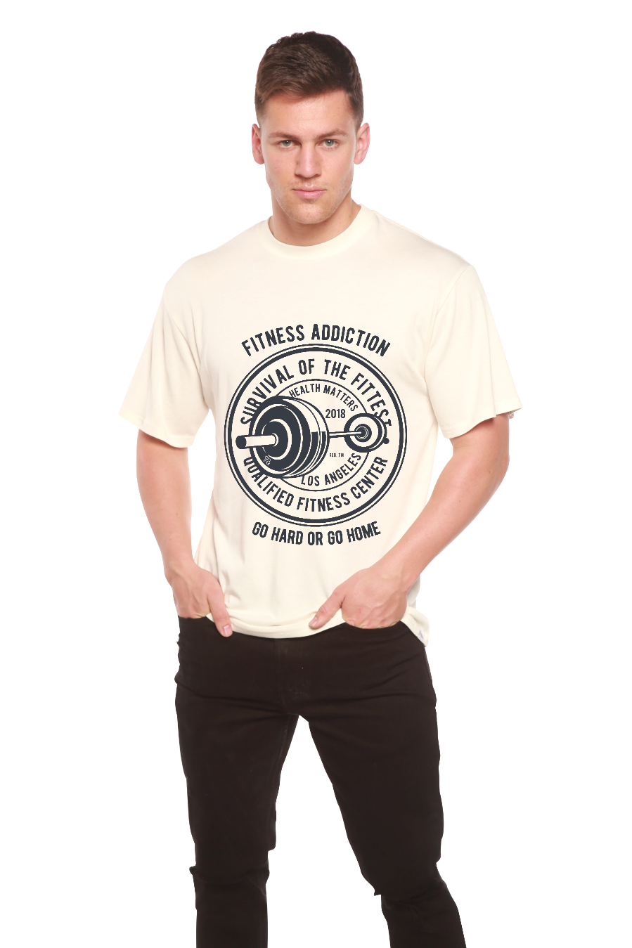 Men's Bamboo Viscose Organic Cotton Graphic T-Shirt