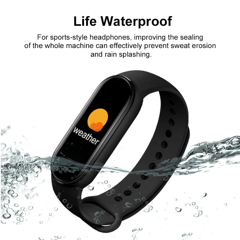 FitTrack™ M6 Fitness Smartwatch – Heart Rate & Activity Monitor