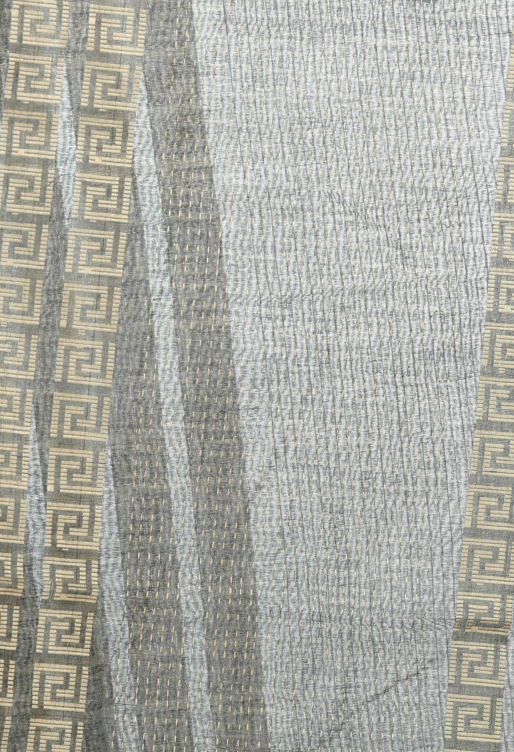 Grey Handloom Cotton Dupatta for Women - Versatile Ethnic Accessory