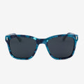 Flagler modern unisex sunglasses made with acetate and wood in a sleek profile.