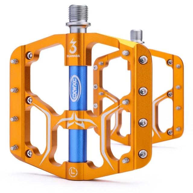 CXWXC Wide Platform Flat Bike Pedals, Aluminum Sealed Bearings