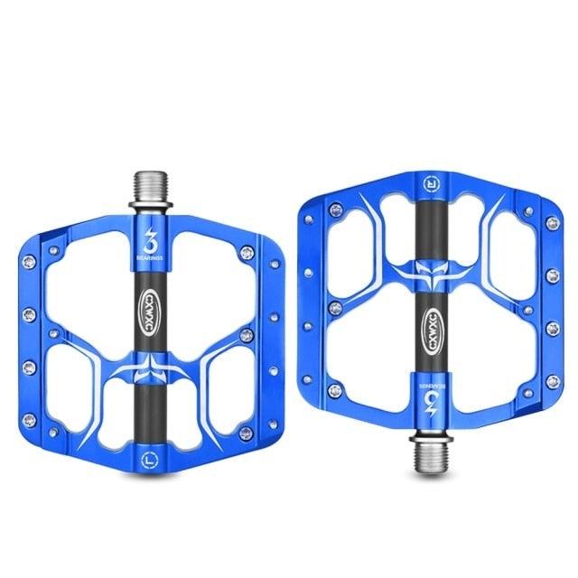 CXWXC Wide Platform Flat Bike Pedals, Aluminum Sealed Bearings