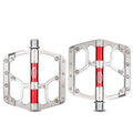 CXWXC Wide Platform Flat Bike Pedals, Aluminum Sealed Bearings